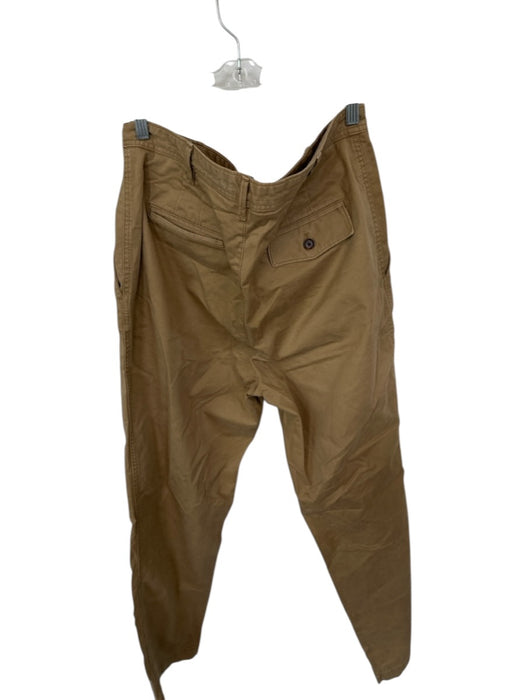 Banana Republic Size 14 Khaki Cotton High Rise Chino Pants Khaki / 14