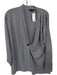 Lafayette 148 Size M Gray Long Sleeve One Button Sweater Gray / M