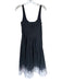 Staud Size 10 Charcoal & White Cotton Sleeveless Tie Dye Back Zip Maxi Dress Charcoal & White / 10