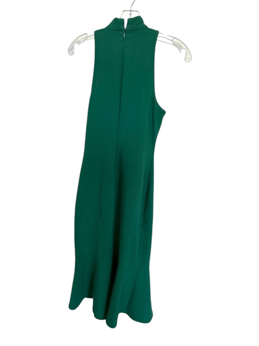 Likely Size 4 Green Polyester Mock Neck Sleeveless Midi Dress Green / 4