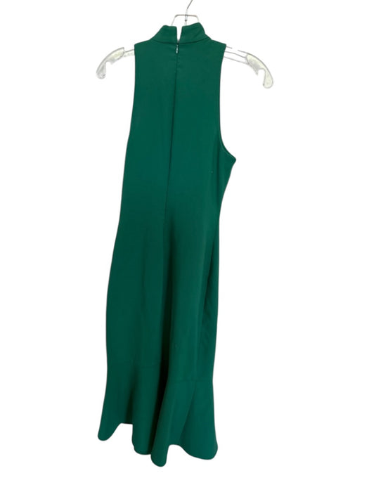 Likely Size 4 Green Polyester Mock Neck Sleeveless Midi Dress Green / 4