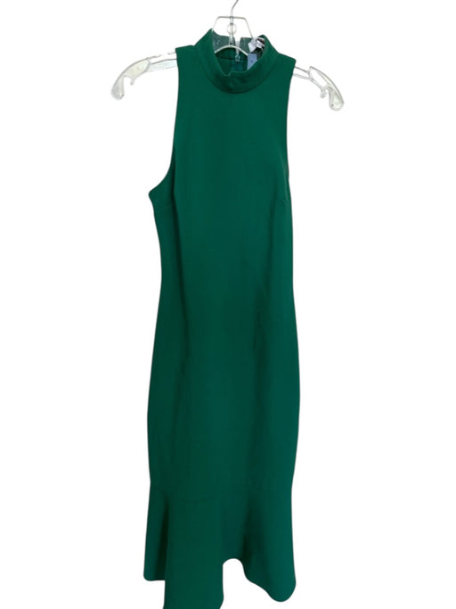 Likely Size 4 Green Polyester Mock Neck Sleeveless Midi Dress Green / 4