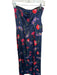 Sachin & Babi Size 2 Navy & Multi Polyester Strapless Botanical Front Bow Gown Navy & Multi / 2