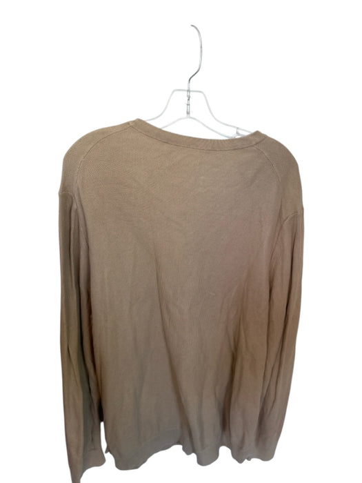 Theory Size XXL Camel Cotton Waffle Men's T-Shirt Camel / XXL