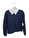 Sea New York Size Est M Navy & white Cotton Long Sleeve Collar Sweatshirt Navy & white / Est M