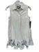 Tuckernuck Size XS White & Blue Cotton Sleeveless Embroidered Flowers Dress White & Blue / XS