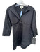 Tuckernuck Size XS Black Cotton Long Sleeve Split Neck One Button GHW Top Black / XS