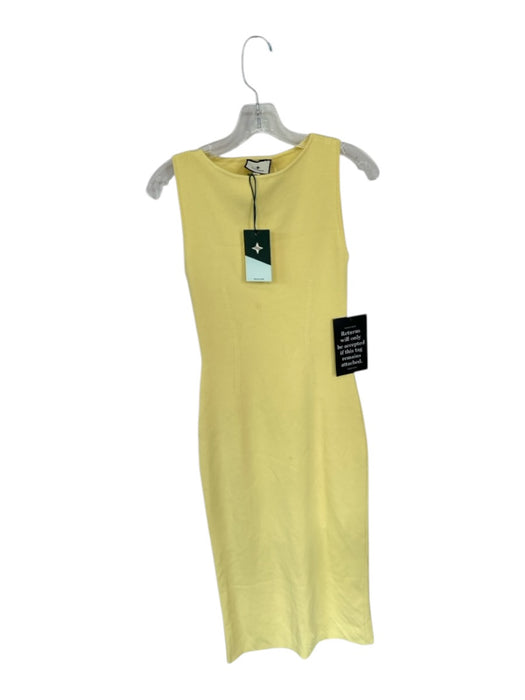 Tuckernuck Size XXS Butter Yellow Viscose Sleeveless Maxi Dress Butter Yellow / XXS