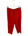 A.L.C. Size 6 Red Viscose High Waist Button Fly Trouser Pants Red / 6
