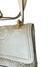 Tory Burch Blue & Gold Leather Matelasse Front Flap Chain Strap Bag Blue & Gold / S