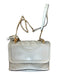 Tory Burch Blue & Gold Leather Matelasse Front Flap Chain Strap Bag Blue & Gold / S