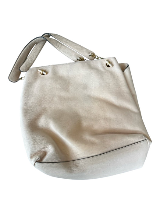 Tory Burch Baby Pink Leather Top Handles Outer Pocket Tote Bag Baby Pink / M