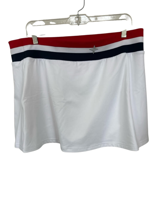 Tuckernuck Size XXL red white & blue Polyester Waist Band Athletic Skort red white & blue / XXL