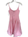 Staud Size 2 Baby Pink Spaghetti Strap Pleated Maxi Dress Baby Pink / 2