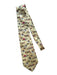 Salvatore Ferragamo Tan & Red Print Silk People Men's Tie Tan & Red Print