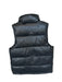 Deadwood Size 4 Black Leather Puffer Snap buttons Vest Black / 4