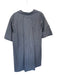 Adam Lippes Size 12 Navy & white Cotton Short Sleeve Striped Collar Dress Navy & white / 12
