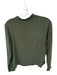 Christy Dawn Size XL Dark Green Recycled Fabric Mock Neck Long Sleeve Ribbed Top Dark Green / XL