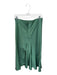 Maeve Size MP Green & Black Polyester Side Zip Polka Dot Midi Skirt Green & Black / MP