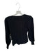Tuckernuck Size XS Black Cotton Pointelle Buttons Long Sleeve Top Black / XS