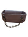 Yuzefi Purple & Silver Leather Magnetic Closure Chain Strap Bag Purple & Silver / XS