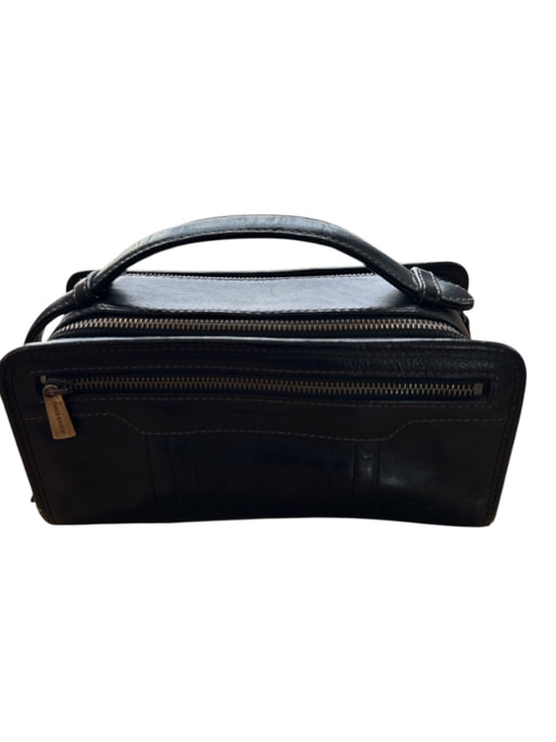 Takeo Kikuchi AS IS Black Leather Top Handle Doctor Bag Men's Bag Black