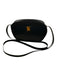Salvatore Ferragamo navy & gold Leather Textured Logo Zip Close Crossbody Bag navy & gold / S