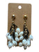Pearl & Gold Metal Pearls Cluster Post Back Earrings Pearl & Gold