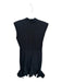 Veronica Beard Size 4 Black Cotton Cap Sleeve Collar Drop Waist Dress Black / 4