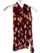 The Kooples Size 0 Red & Yellow Viscose Long Sleeve Flowers Animal Print Top Red & Yellow / 0