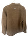 Deadwood Size M Brown & Black Faux Shearling Leather Accent Full ZIp Jacket Brown & Black / M