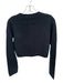 Kitri Size XS Black & Pink Polyamid Long Sleeve Embroidered Flowers Sweater Black & Pink / XS