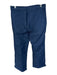 Diarte Size M Dark Wash Cotton High Waist Wide Leg Cropped Jeans Dark Wash / M