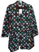 Louche Size 6 Black & Multi Polyester jaquard Circles Button Down Coat Black & Multi / 6