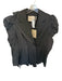 Theo Size M Black Polyester Blend Long Sleeve Shoulder Detail Jacket Black / M
