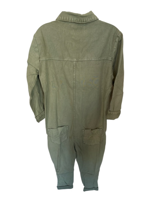 One Teaspoon Size XS Olive Green Cotton Long Sleeve Snap buttons Jumper Olive Green / XS