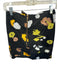 Veroalfie Size 1/S Black & Chartreuse Cotton Blend Back Zip Mini Skirt Black & Chartreuse / 1/S
