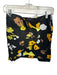 Veroalfie Size 1/S Black & Chartreuse Cotton Blend Back Zip Mini Skirt Black & Chartreuse / 1/S