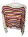 Veroalfie Size 1/S Cream & pink Wool Blend Long Balloon Sleeve Knit Sweater Cream & pink / 1/S