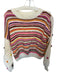 Veroalfie Size 1/S Cream & pink Wool Blend Long Balloon Sleeve Knit Sweater Cream & pink / 1/S