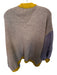 Veroalfie Size 1/S Taupe & Purple Wool Blend Crochet Color Block Sweater Taupe & Purple / 1/S