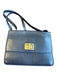 Chloe Navy Leather Front Flap Turn Lock Shoulder Strap Bag Navy / M