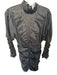 Hunter Bell Size 0 Black Polyester Blend Long Sleeve Gathered Back Zip Dress Black / 0