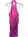 AIIFOS Size 8 Pink Polyester High Neck Gathered Gown Pink / 8