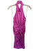 AIIFOS Size 8 Pink Polyester High Neck Gathered Gown Pink / 8