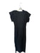 Diarte Size S Black Cotton Cap Sleeve Back Zip Wide Leg Belt Incl. Jumper Black / S