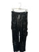 Steve Madden Size M Black Sequins High Waist Cargo Pockets Pants Black / M
