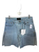 TT Studios Size 27 Light Wash Cotton High Waist Side Slits Denim Shorts Light Wash / 27