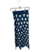 Compania Fantastica Size S Blue & White Acrylic Blend Elastic Waist Hearts Pants Blue & White / S