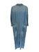 One Teaspoon Size S Blue Cotton Long Sleeve Denim Snap Buttons Jumper Blue / S